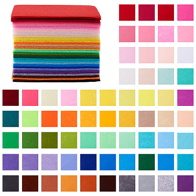 66Pcs Non Woven Fabric DIY-TAC0016-67C-1