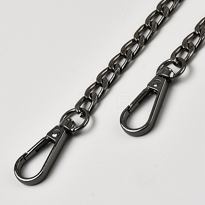 Iron Curb Chain Purse Chains FIND-WH0367-221B-1