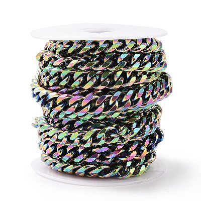 304 Stainless Steel Cuban Link Chains CHS-L020-023M-1