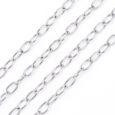 Tarnish Resistant 304 Stainless Steel Cable Chains CHS-L024-013B-1