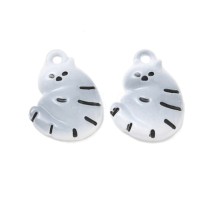 Spray Paint Alloy Pendants ENAM-K076-39A-1
