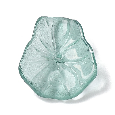 Transparent Glass Beads Caps GLAA-A011-06B-1