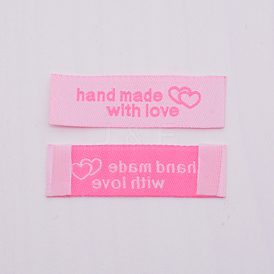 Woven Sewing Labels FIND-WH0053-38A-1