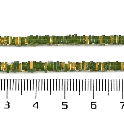 Electroplate Glass Beads Strands GLAA-B023-01A-02-1