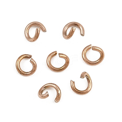 304 Stainless Steel Open Jump Rings STAS-M235-02B-RG-1