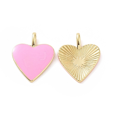 Brass Enamel Pendants LS-KK-P204-14G-C-1