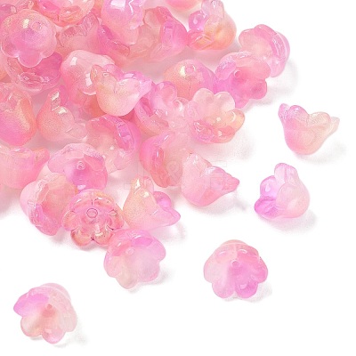 Transparent Glass Beads Caps X1-GLAA-B028-01A-1