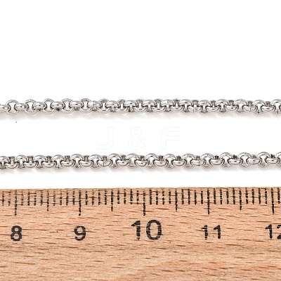 2.5MM 304 Stainless Steel Rolo Chain/Pea Chain Necklaces SA-CBA4160-23P-1