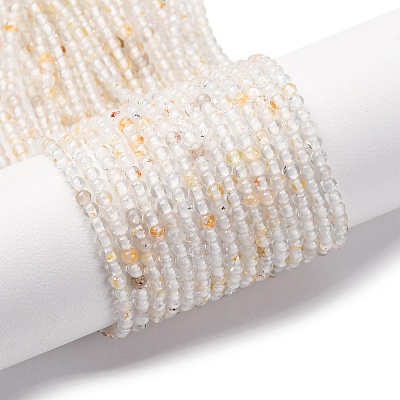 Natural White Topaz Beads Strands G-RM241221-A9-1