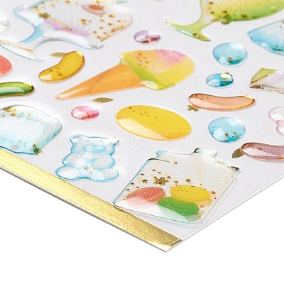 Epoxy Resin Sticker DIY-A017-05F-1