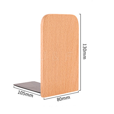 Non-Skid Wood Bookend Display Stands OFST-PW0002-151B-A02-1
