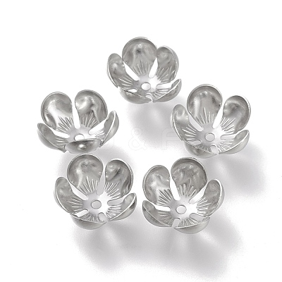 Non-Tarnish 304 Stainless Steel Bead Caps STAS-K194-14P-1