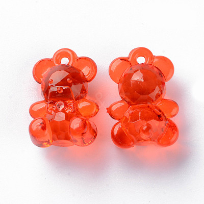 Transparent Acrylic Pendants TACR-S151-001-1
