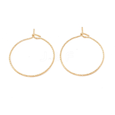 Ion Plating(IP) 316 Surgical Stainless Steel Hoop Earrings Findings STAS-D183-02G-01-1