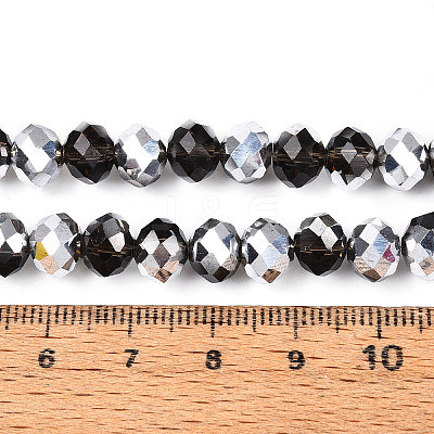 Electroplate Glass Beads Strands X-GR8MMY-01S-1