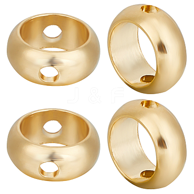 80Pcs Brass Beads Frames KK-CN0002-57-1