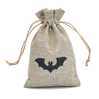 Halloween Burlap Packing Pouches HAWE-PW0001-151E-1
