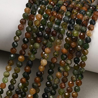 Natural Green Tourmaline Beads Strands GG-CBAA9B4-B01-03A-1
