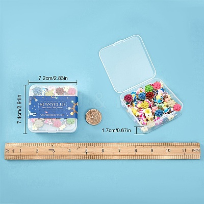 60Pcs 3 Style Handmade Polymer Clay Links Connectors FIND-SC0001-85-1