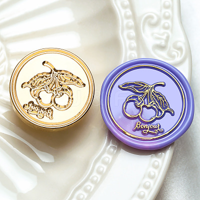 Wax Seal Brass Stamp Heads LS-AJEW-I067-A09-1