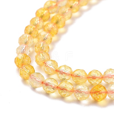 Natural Citrine Beads Strands G-D463-06-1