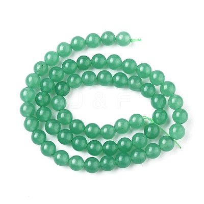 1 Strand Natural Green Aventurine Beads Strands G-YW0001-35A-1