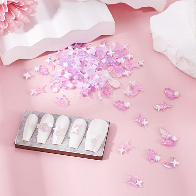 100Pcs Resin Cabochons MRMJ-TA0001-52-1