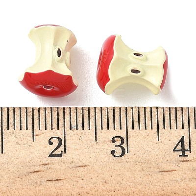 Spray Painted Alloy Beads FIND-C074-10KCG-02-1