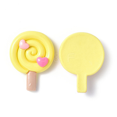 Opaque Resin Cabochons CRES-P023-03A-1