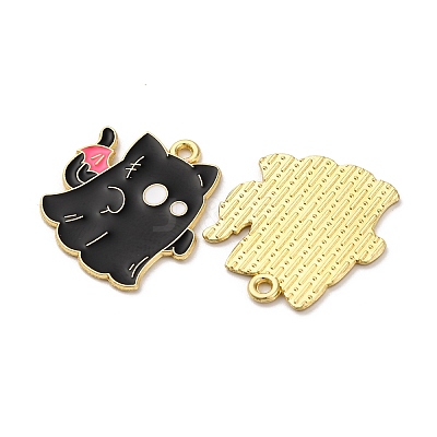 Halloween Alloy Enamel Pendants LS-STAS-I354-01G-F-1