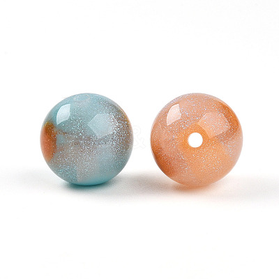 Two Tone Resin Beads X1-RESI-N042-16mm-11-1