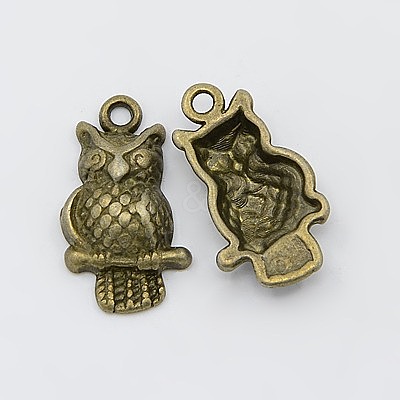 Tibetan Style Alloy Pendants TIBEP-LF10093YKG-AB-LF-1
