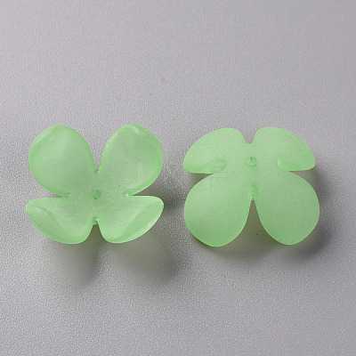 Frosted Acrylic Bead Caps MACR-S371-06A-733-1