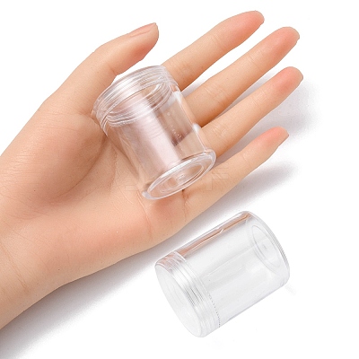 Round Plastic Bead Containers CON-YW0001-30-1