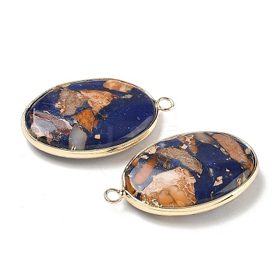 Dyed Synthetic Imperial Jasper Pendants G-D337-03D-G-1