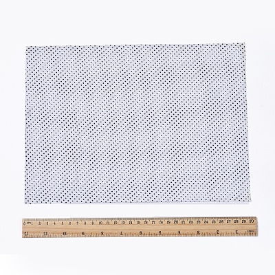 Polka Dot Pattern  Printed A4 Polyester Fabric Sheets DIY-WH0158-63A-01-1