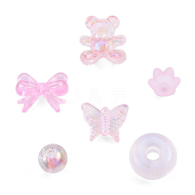 Opaque & Transparent Acrylic Beads MACR-T045-01C-1