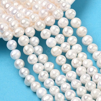 Natural Cultured Freshwater Pearl Beads Strands PEAR-L034-12A-1