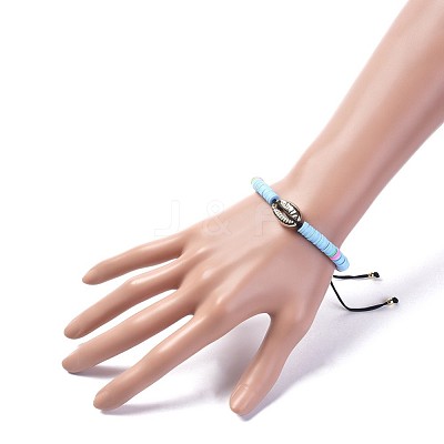 Adjustable Nylon Cord Braided Bead Bracelets BJEW-JB04886-06-1