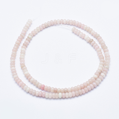 Natural Pink Opal Beads Strands G-E444-29-4mm-1