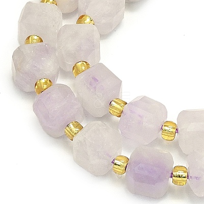 Natural Mauve Jade Beads Strands G-I376-D14-01-1