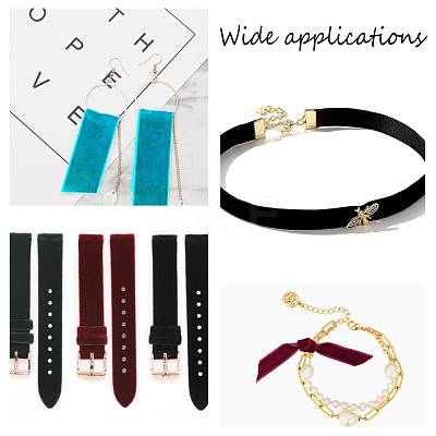Velvet Ribbon SRIB-WH0006-18A-1
