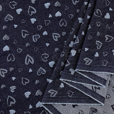 Cotton Denim Fabric DIY-WH0504-872C-1