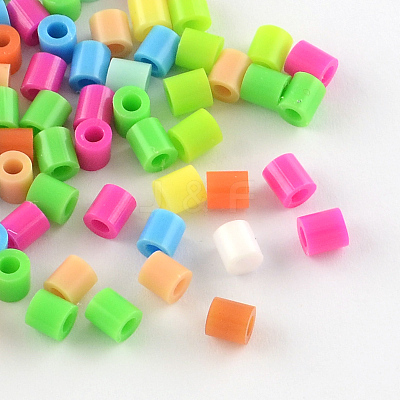 Christmas Tree Square DIY Melty Beads Fuse Beads Sets: Fuse Beads DIY-R064-03-1