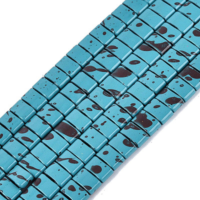 Spray Painted Synthetic Non-magnetic Hematite Bead Strands G-T124-02B-1-1