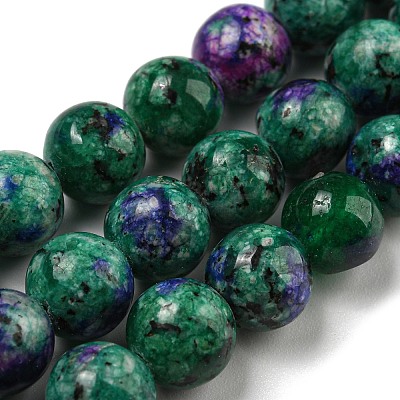 Natural Dyed Sesame Jasper Beads Strands G-E443-A39-1