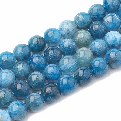 Natural Apatite Beads Strands G-S333-10mm-012-1