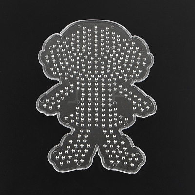 Girl ABC Plastic Pegboards used for 5x5mm DIY Fuse Beads X-DIY-Q009-42-1