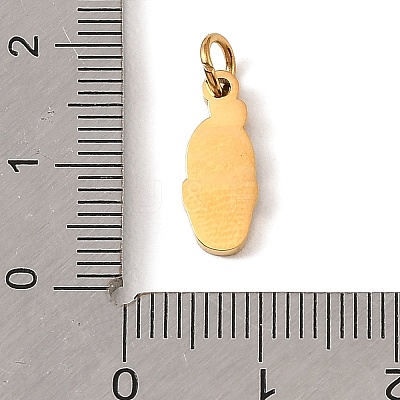 304 Stainless Steel with Enamel Pendants SA-CBAAF93-G06-1