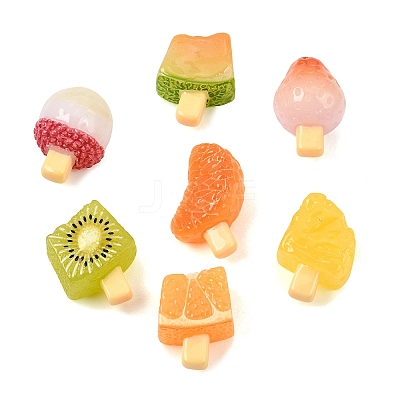 Opaque Resin Imitation Food Cabochons RE-CBA6D7B-06-1